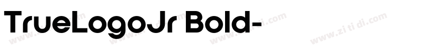 TrueLogoJr Bold字体转换